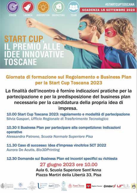giornata di presentazione Start Cup Toscana 2023