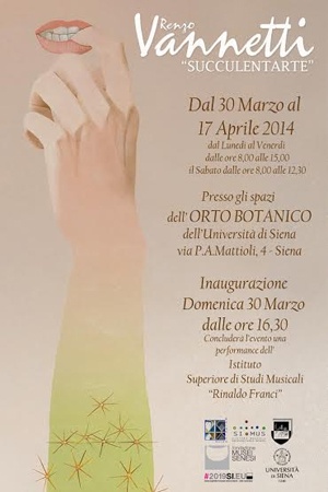 Locandina "Succulentarte" Locandina "Succulentarte"