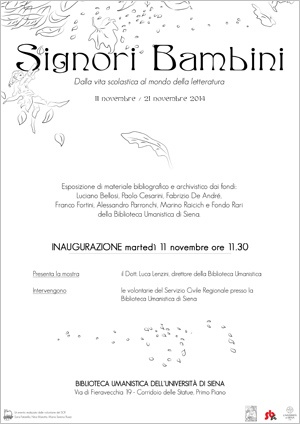 mostra "Signori bambini"