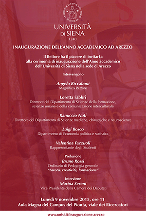 inaugurazione a.a. arezzo