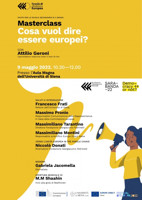 Festival d’Europa 2022: "Cosa vuol dire essere europei?" Festival d’Europa 2022: "Cosa vuol dire essere europei?"