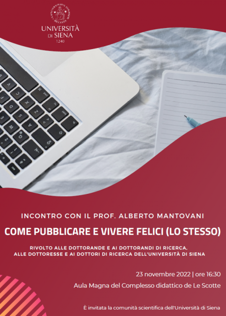 Incontro con il prof. Alberto Mantovani