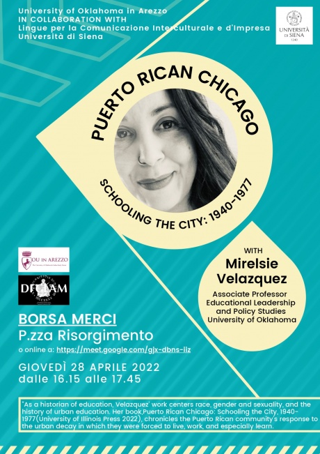 Presentazione del volume “Puerto Rican Chicago. Schooling the city: 1940-1977”