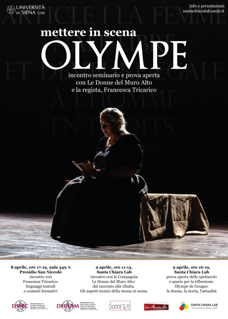 "Mettere in scena Olympe" "Mettere in scena Olympe"