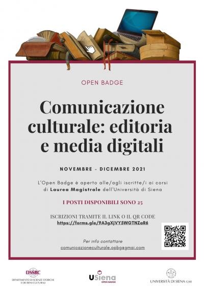 Open Badge in "Comunicazione culturale: editoria e media digitali"