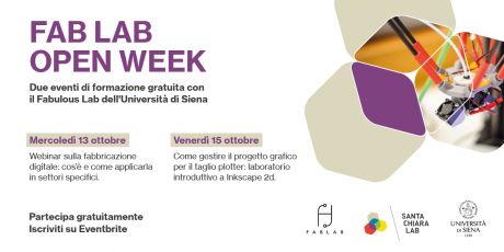 Due eventi di formazione gratuita con il Fabulous Lab dell'Università di Siena