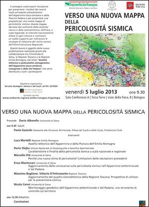 Locandina Verso una nuova mappa della pericolosità sismica