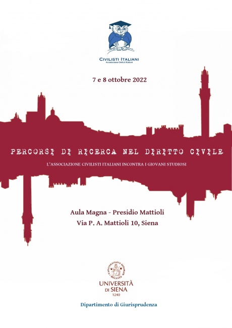 Convegno "Percorsi di ricerca nel diritto civile" Convegno "Percorsi di ricerca nel diritto civile"
