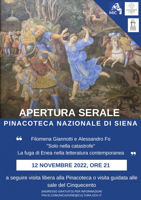 “Solo nella catastrofe. La fuga di Enea nella letteratura contemporanea”