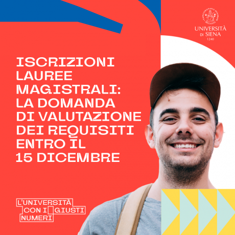 Iscrizioni lauree magistrali: domanda di valutazione dei requisiti entro il 15 dicembre