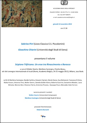presentazione volume Scipione l'Africano