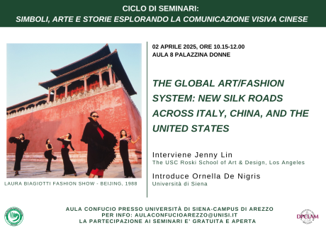 “The Global Art/Fashion System: New Silk Roads across Italy, China, and the United States” “The Global Art/Fashion System: New Silk Roads across Italy, China, and the United States”