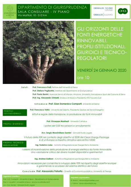 Seminario "Gli orizzonti delle fonti energetiche rinnovabili"