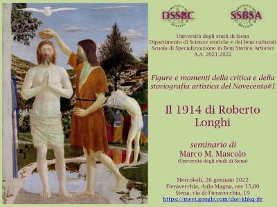 Seminario "Il 1914 di Roberto Longhi"