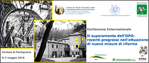  "Il superamento dell'OPG: recenti progressi nell'attuazione di nuove misure di riforma"
