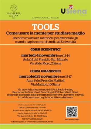 "Tools: come usare la mente per studiare meglio"