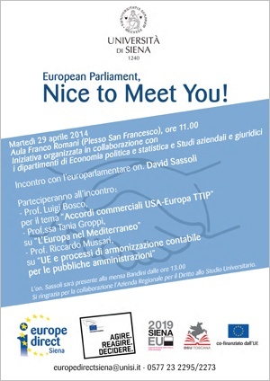 incontro con David Sassoli