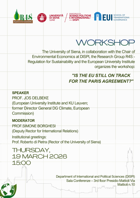 Workshop “Is the EU still on track for the Paris Agreement?”