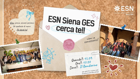 "ESN Siena GES cerca te" - Evento di recruitment 