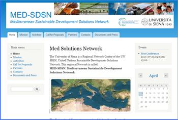 MED UNSDSN web site
