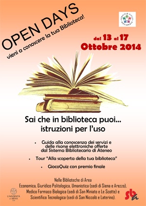 locandina Open Days 