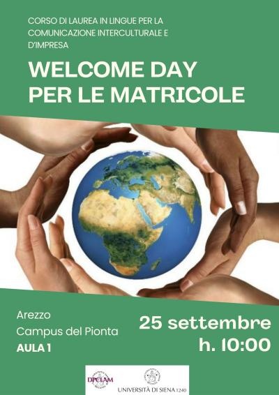 Arezzo: Welcome Day corso di laurea triennale in Lingue per la comunicazione interculturale e d'impresa