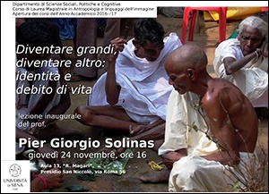 Lezione inaugurale del prof. Pier Giorgio Solinas