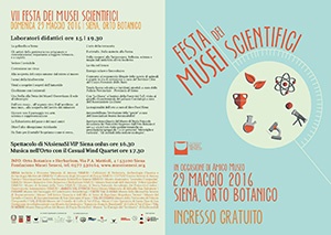 VII festa musei scientifici