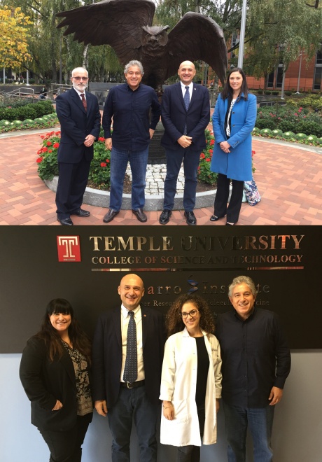 La visita alla Temple University e allo Sbarro Institute