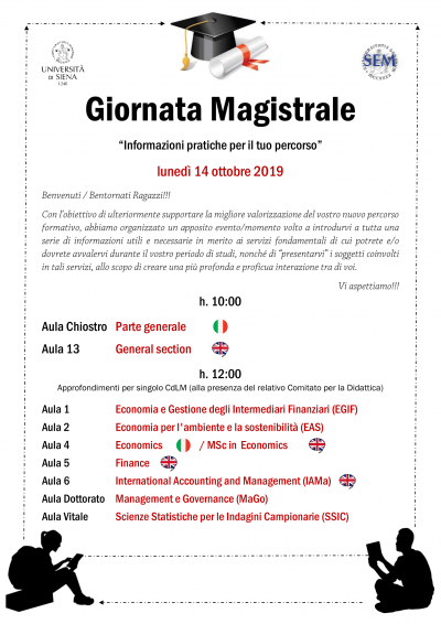 Giornata magistrale della Scuola di Economia e management