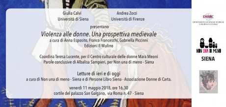 Presentazione del libro "Violenza alle donne"