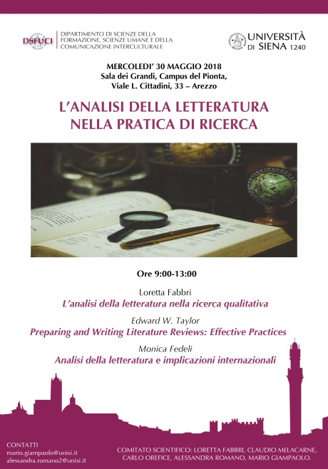 convegno "analisi della letteratura"