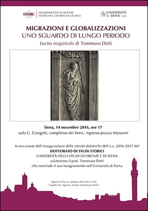 lectio magistralis di Tommaso Detti