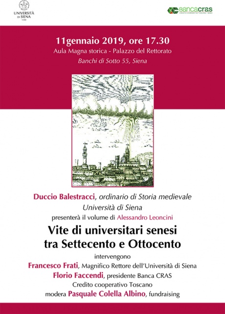 Presentazione del volume "Vite di universitari senesi tra '700 e '800"