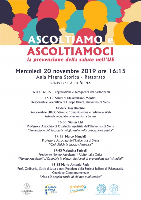 Locandina Ascoltiamo Ascoltiamoci