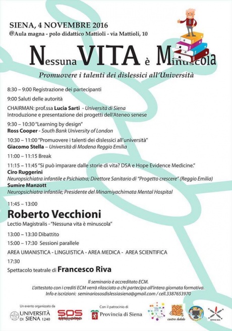 “Nessuna vita è minuscola”