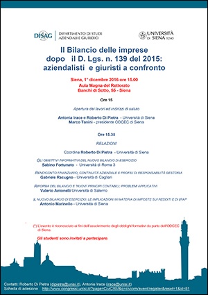 "Il Bilancio delle imprese"