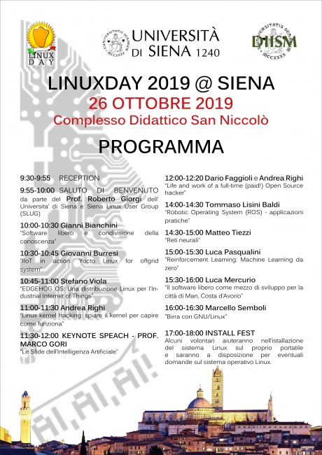 Linux Day 2019 Linux Day 2019