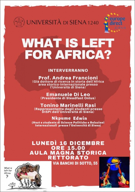 What is left for Africa?