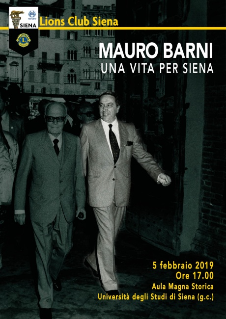 Presentazione del volume "Mauro Barni, una vita per Siena"