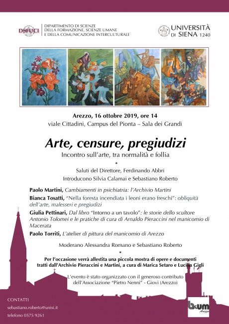 Arezzo: incontro “Arte, censure, pregiudizi”