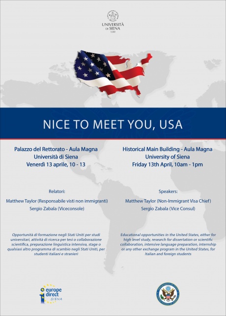 Nice to meet you, Usa