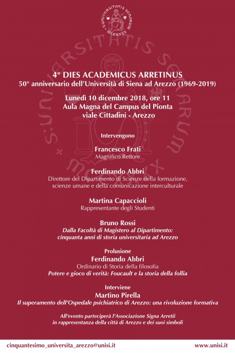 4° Dies Academicus Arretinus