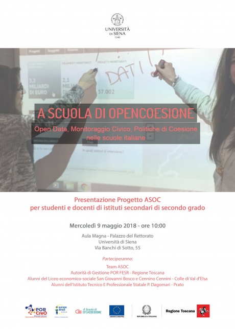 progetto "A scuola di OpenCoesione"