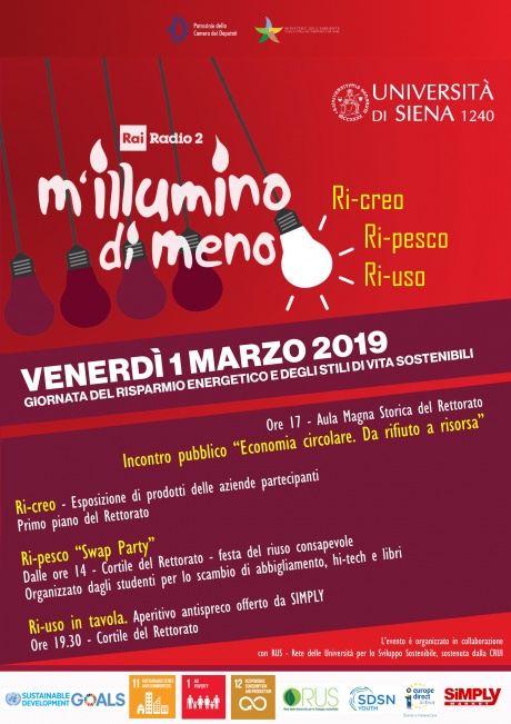 "M’illumino di meno" - 2019