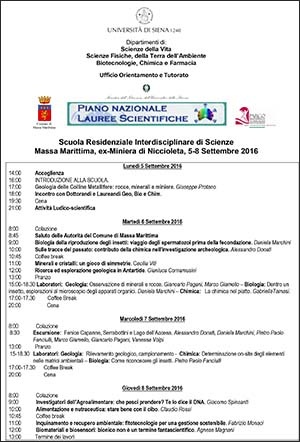 Scuola residenziale interdisciplinare di Scienze