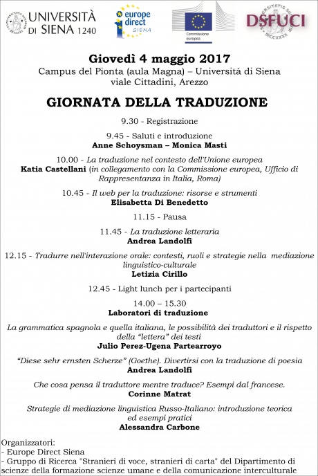 Arezzo: "Giornata della traduzione"