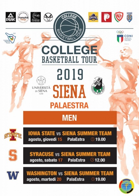 A Siena il College BasketBall Tour 2019 A Siena il College BasketBall Tour 2019