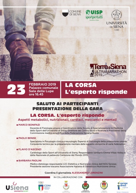 incontro "La corsa. L'esperto risponde. Aspetti metabolici, nutrizionali, cardiaci, meccanici e mentali" incontro "La corsa. L'esperto risponde. Aspetti metabolici, nutrizionali, cardiaci, meccanici e mentali"