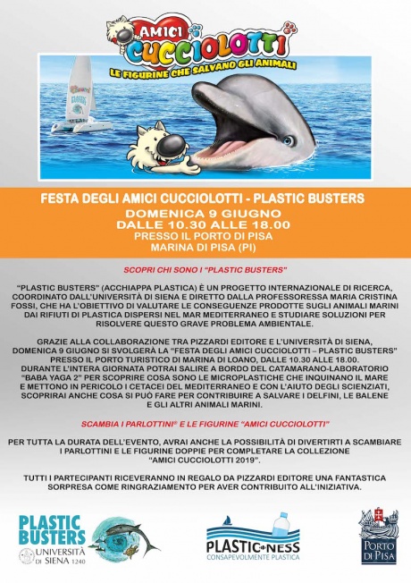 Festa degli amici cucciolotti - Plastic busters Pisa Festa degli amici cucciolotti - Plastic busters Pisa